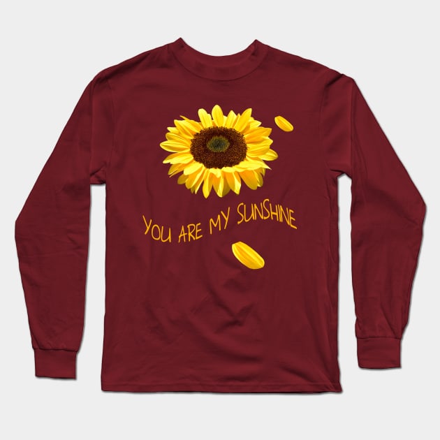 You are my sunshine flower Long Sleeve T-Shirt by key_ro